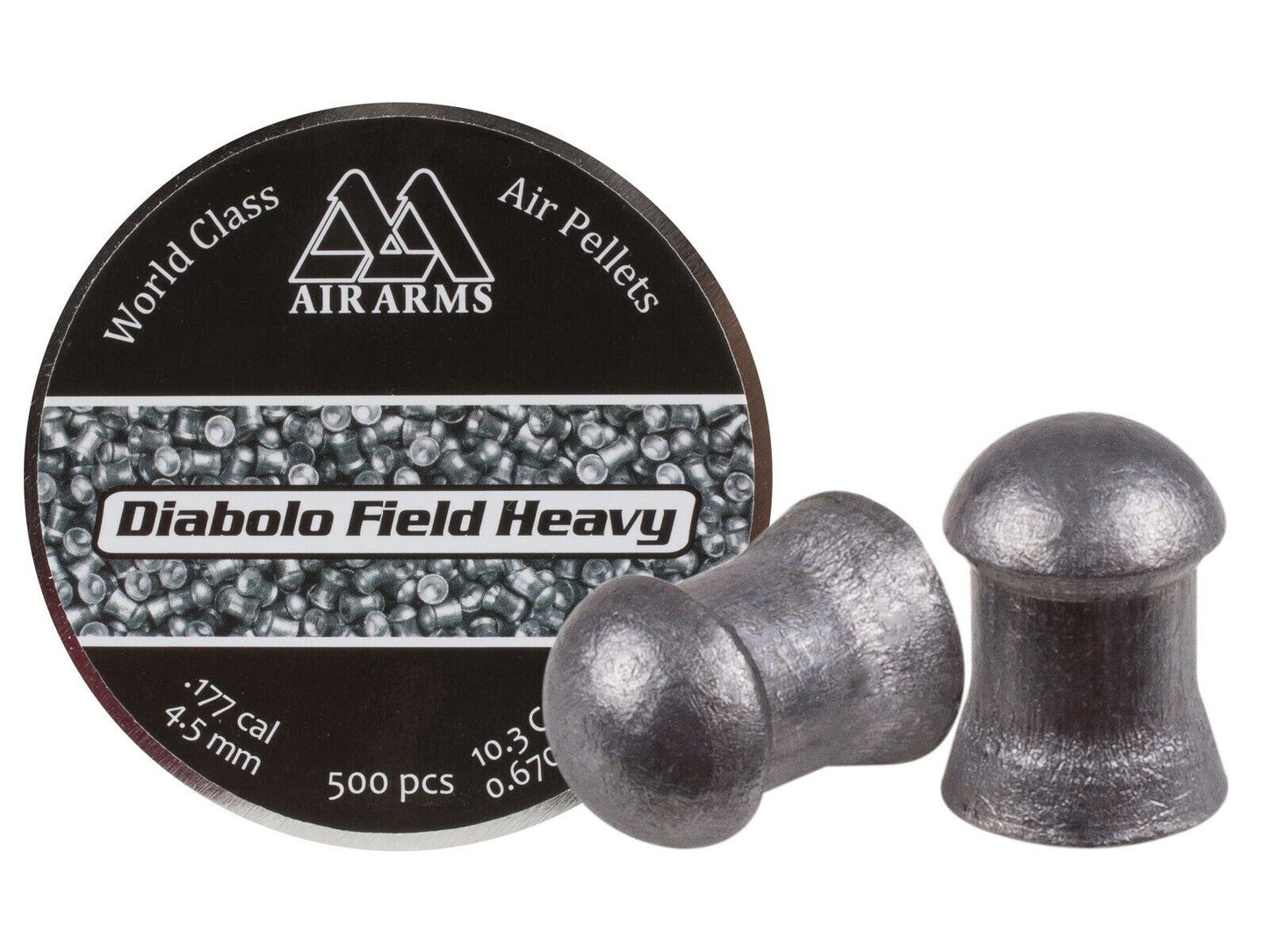 Air Arms Diablo Field Heavy .177 Cal 10.3 gr 500 count tin