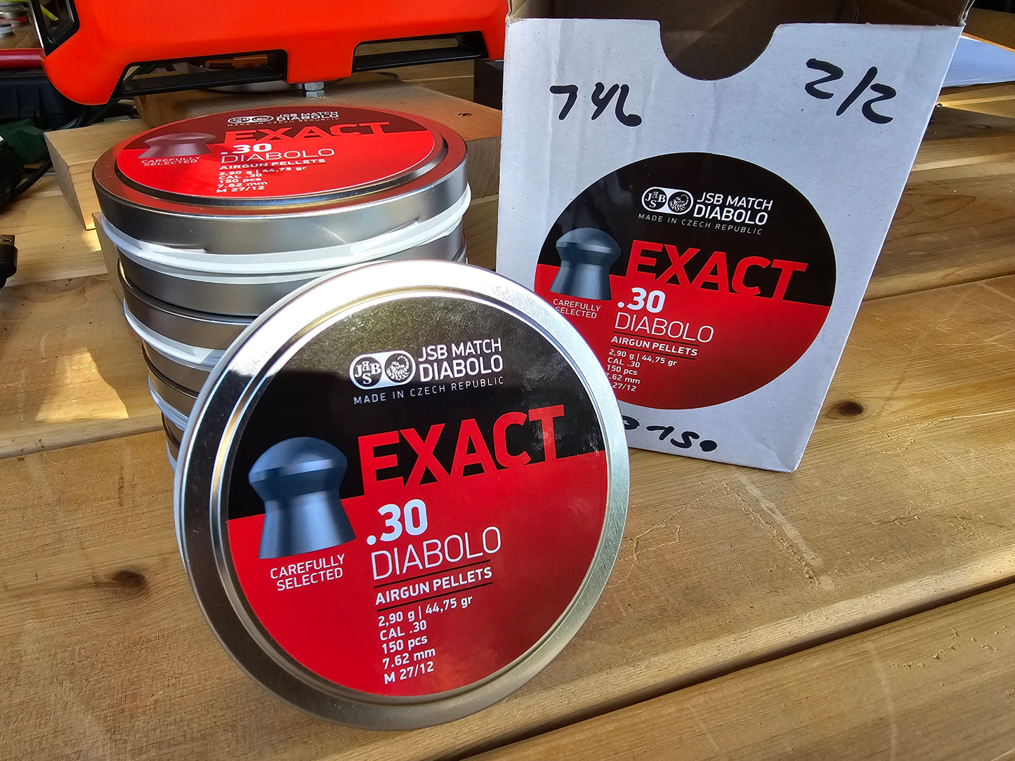 JSB .30 Cal 44.75 gr Match Diablo 150 count tin