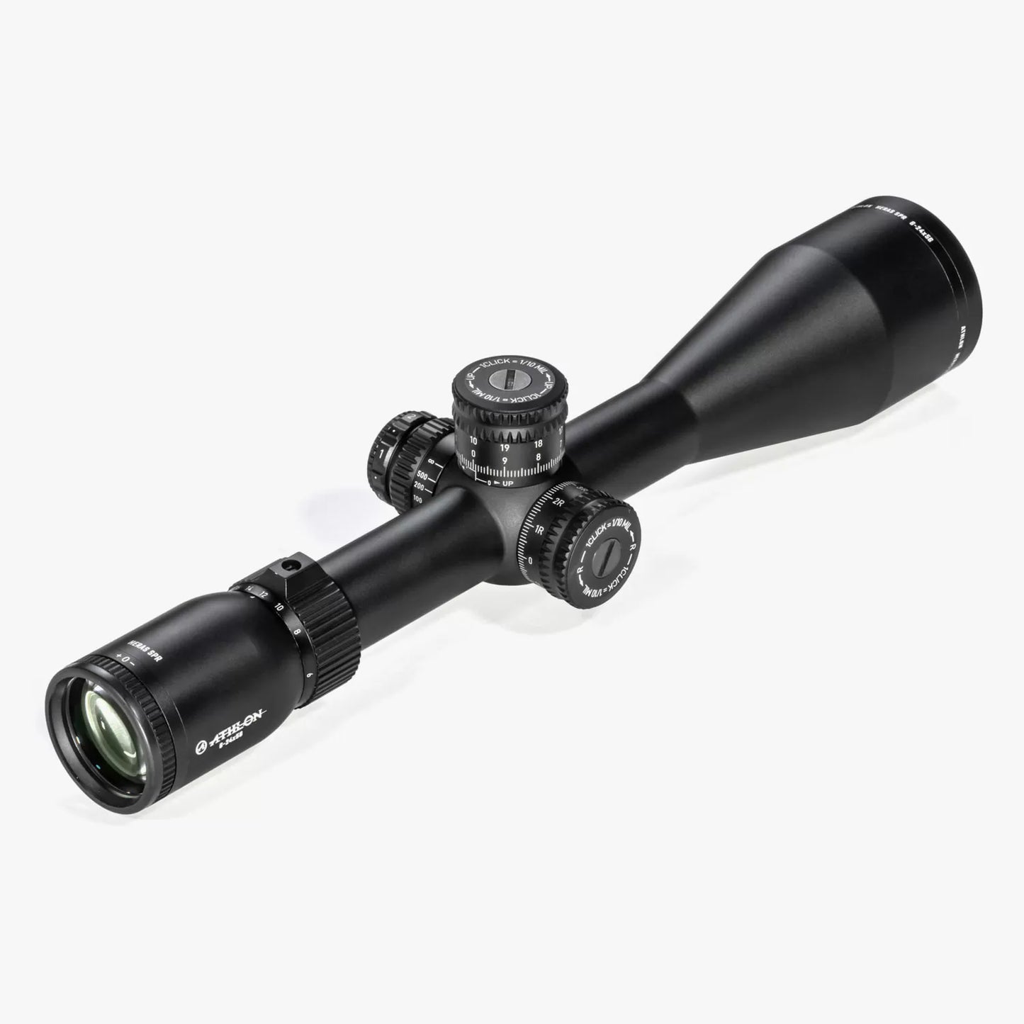 Athlon HERAS SPR 6-24×56 APLR9 FFP IR MOA- Side Focus to 10Yds- Front Focal Plane