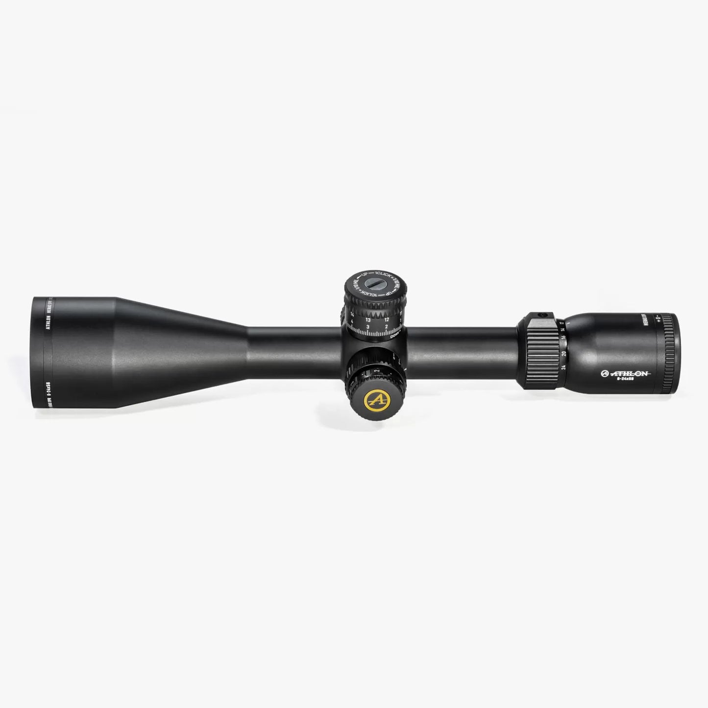 Athlon HERAS SPR 6-24×56 APLR9 FFP IR MOA- Side Focus to 10Yds- Front Focal Plane
