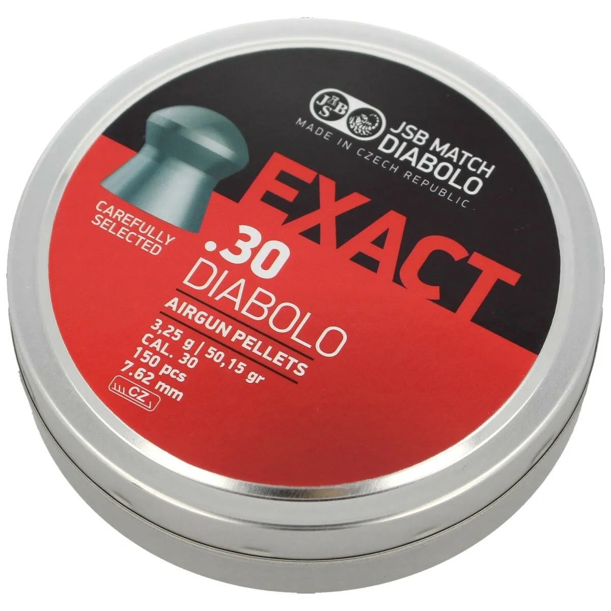 JSB .30 Cal 50.15 gr Match Diablo 150 count tin