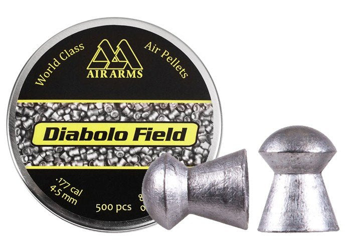 Air Arms .177 Cal 8.4 gr Diablo Field 500 count tin.