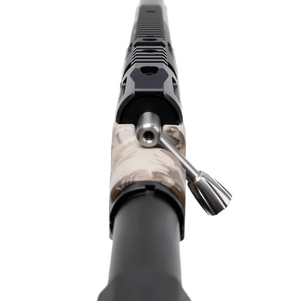 Barra 250Z - .25 caliber Veil Camo stock Package: HT 6-24x44SFIR Discoveryopt scope, Altaros moderator, 2 tins of .25 calibers pellets