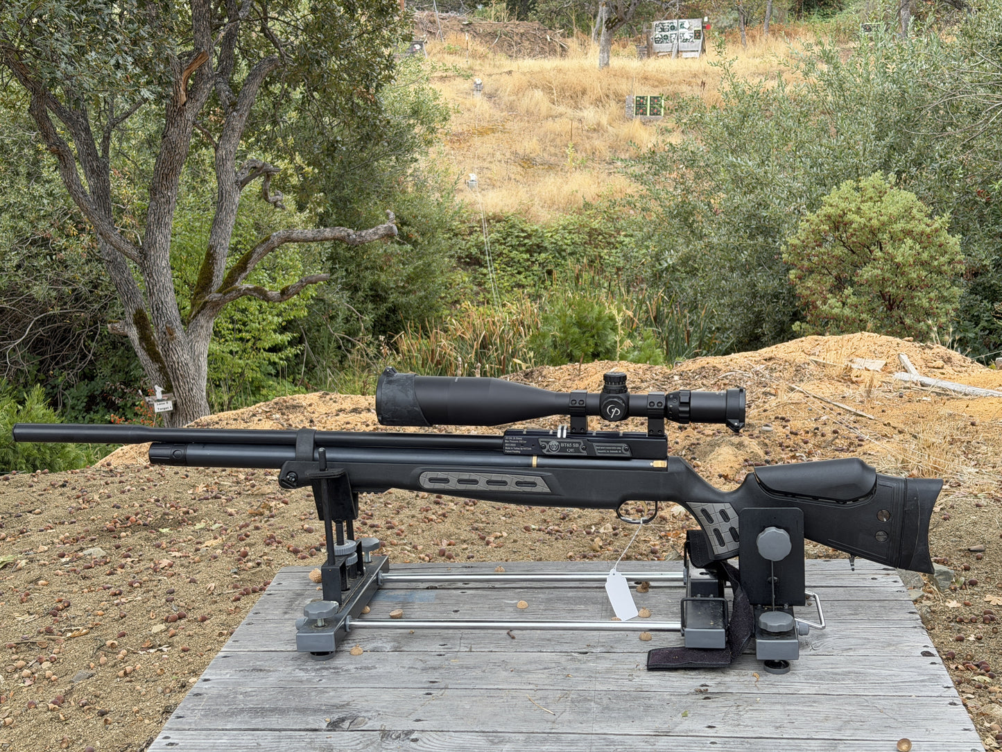 Hatsan BT65 SB QE Carnivore .35 cal & UTG 6-24x56 FF