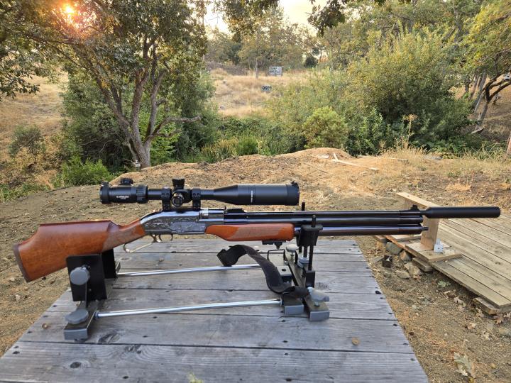 Sam Yang Sumatra .25 cal w moderator & Athlon Argos 6-24x50 & 3 tins of AEA 25 caliber 33.9 gr.