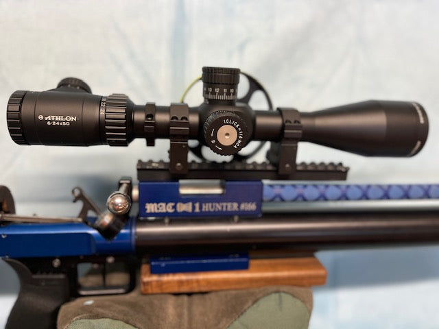 USFT Hunter style .177 caliber new, Comp ready with Athlon Heras 6-24 scope