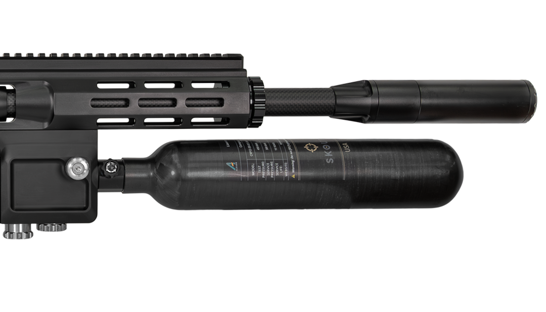 Skout Epoch .30 caliber with 34.5" pellet barrel, and extra 25" Slug barrel kit & 3 magazines
