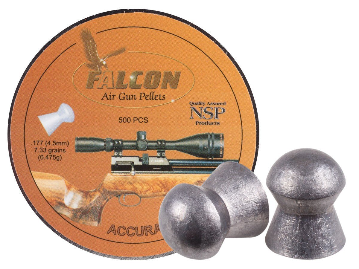 Air Arms .177 Cal 7.33 gr Falcon Accuracy Plus 500 count tin.