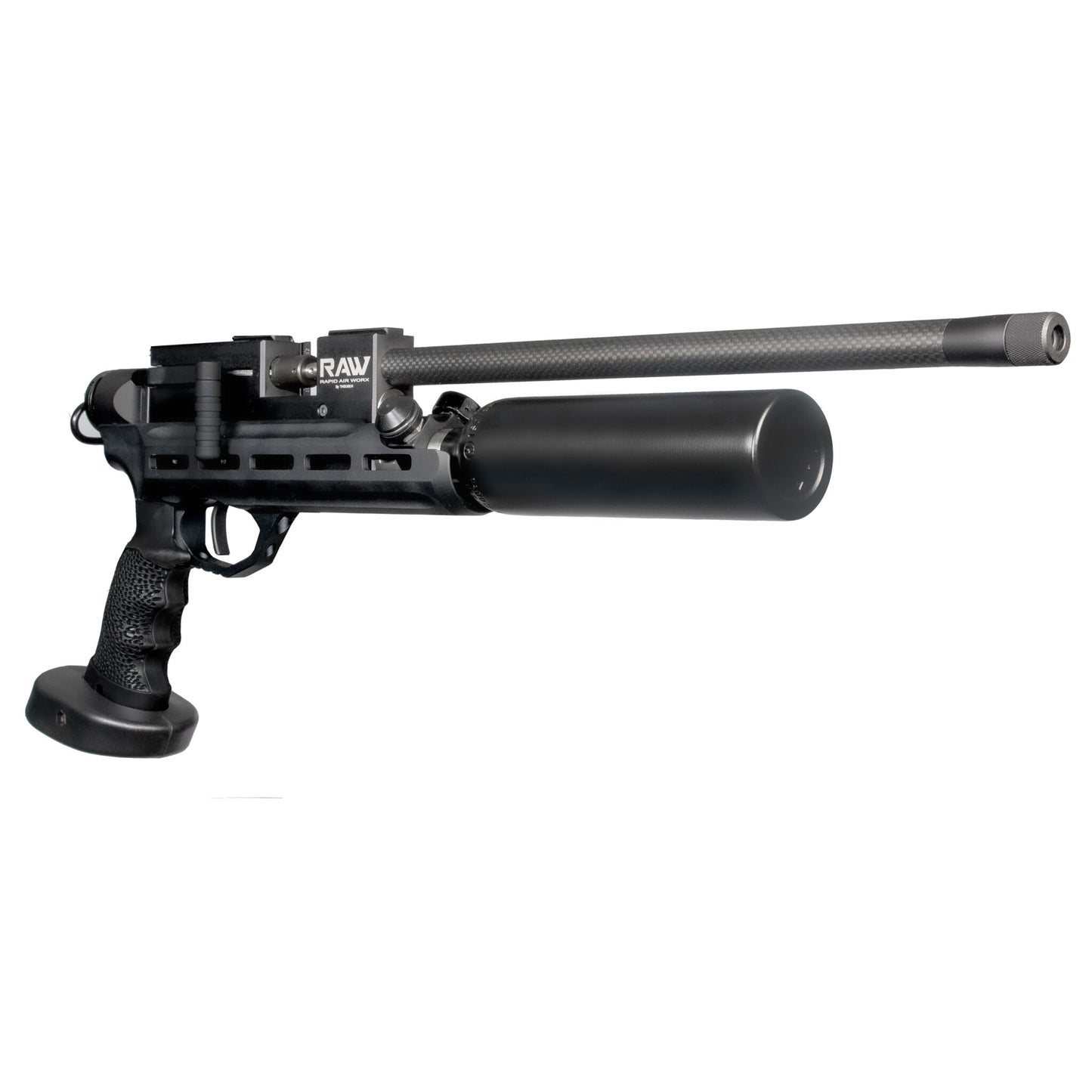 RAW TM1000 Field Target Pistol .177 Caliber | Ambi | 210cc AL Tank (20 ft-lbs) + Buttstock