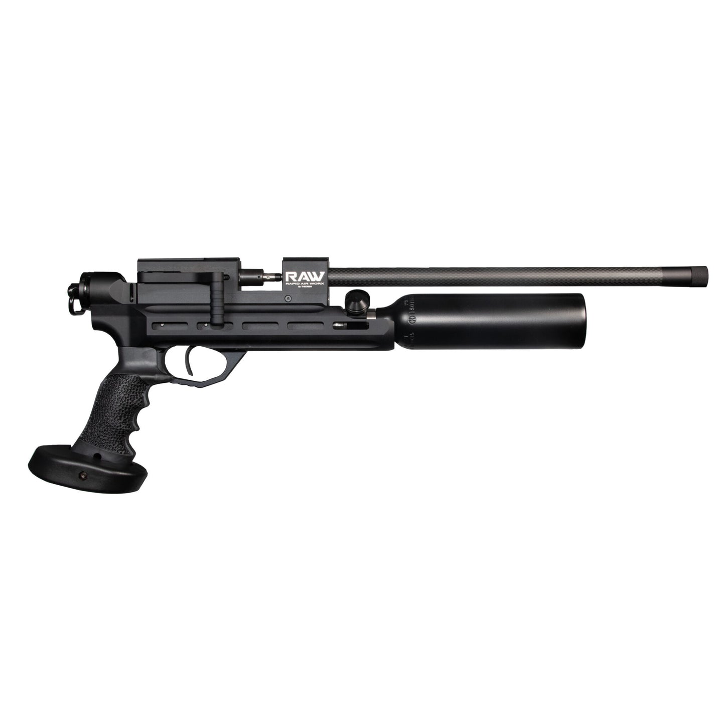 RAW TM1000 Field Target Pistol .177 Caliber | Ambi | 210cc AL Tank (20 ft-lbs) + Buttstock