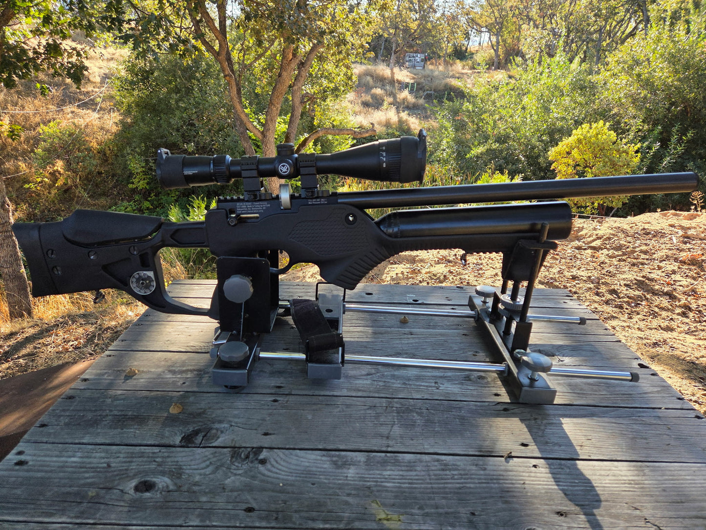 Hatsan Barrage .25 cal Syn stock Semi auto & Cross Fire 2 6-24x50 FF