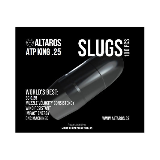 Altaros ATP King with a BC of 0.25 .25 Cal 6.35mm  66gr