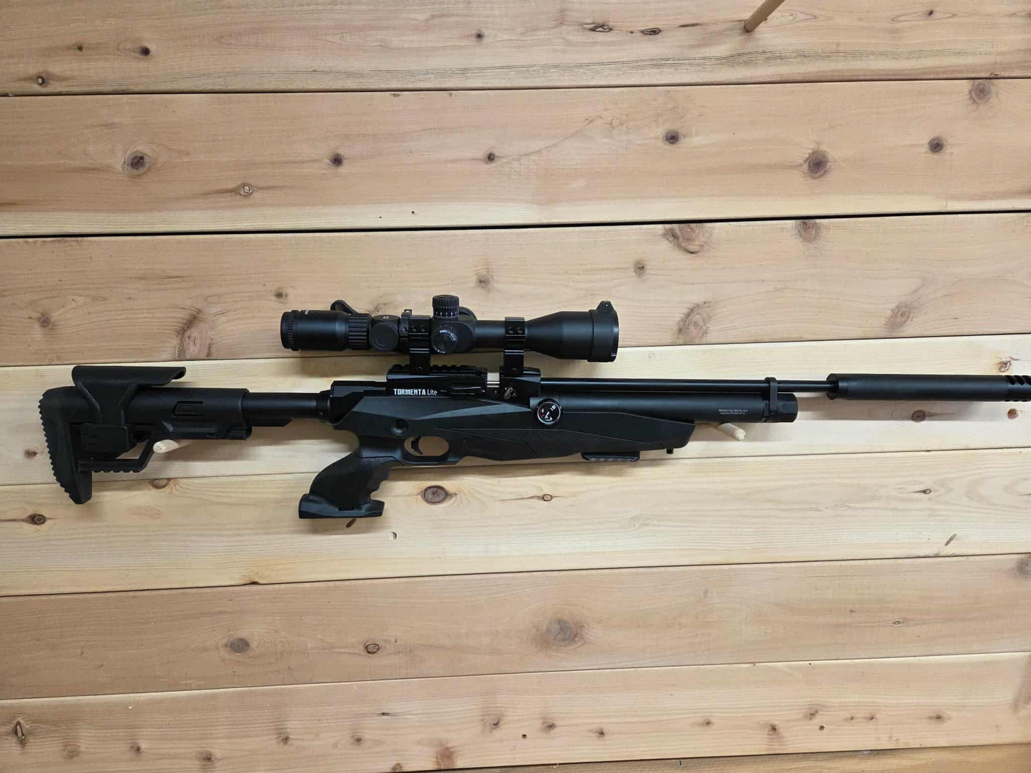 Reximex Tormenta Lite PCP Air Rifle, Caliber - .22 (5.5mm) with Athlon Heras 2-12x40 scope