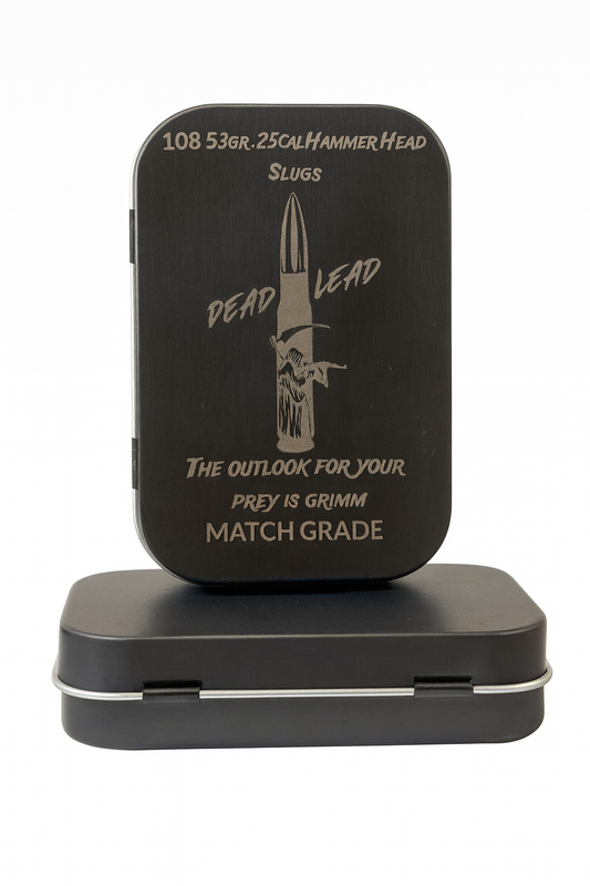 Dead Lead Slugs .25 Hammer Head 53gr / 108 count