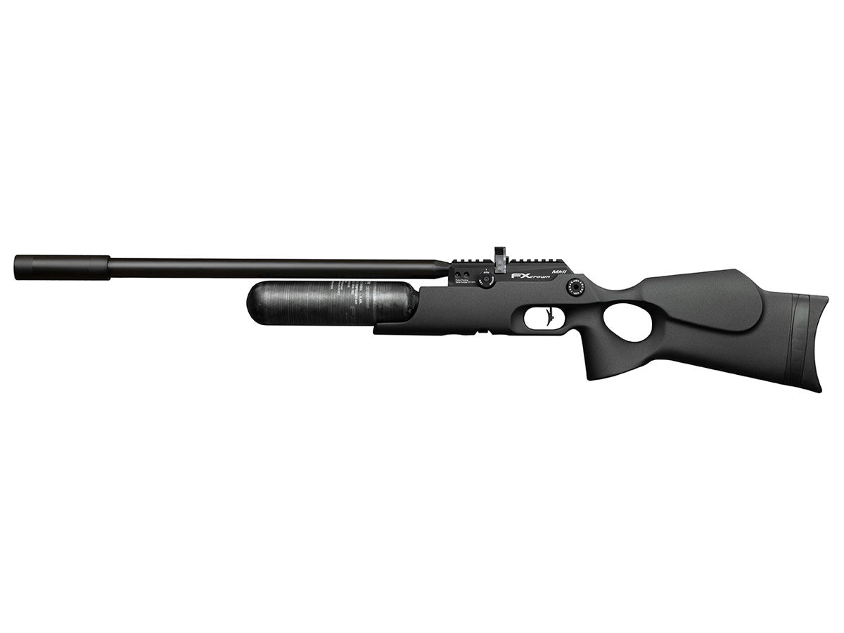 FX Crown .30 caliber synthetic  stock. & Hawke 4-16x50 side focus with side wheel & 3 tins pellets