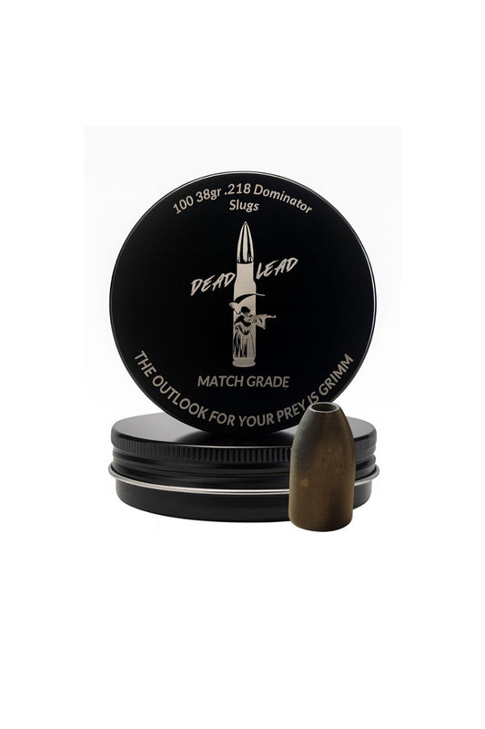 Dead Lead Slugs .22 Dominator 38gr / .218 100 count