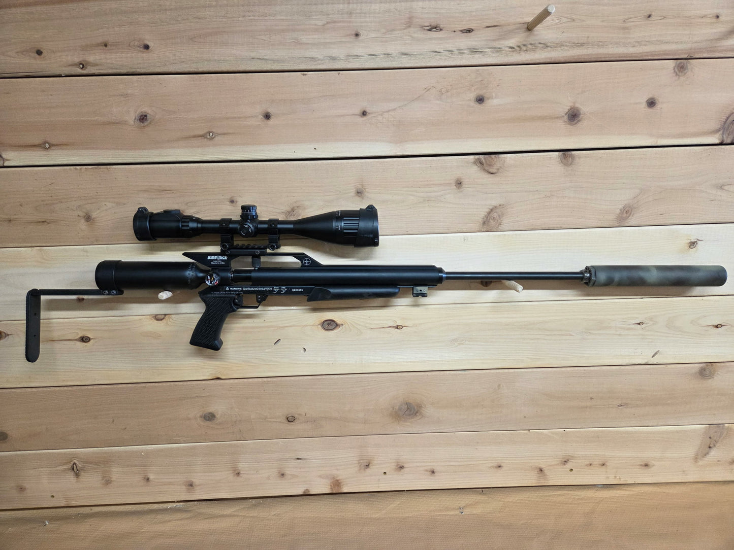 Air Force .25 cal Talon & UTG 4-16x50 Front focus tacticle w moderator