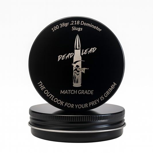 Dead Lead Slugs .22 Dominator 38gr / .218 100 count