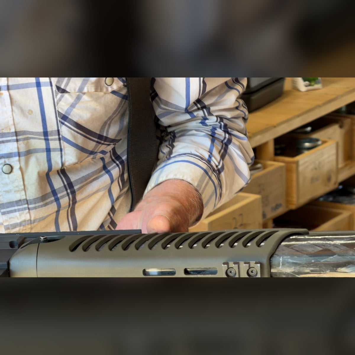 Umarex Hammer .50 caliber PCP Air Rifle, Used - Two Shot Sliding Magazine, Carbon Fiber Bottle