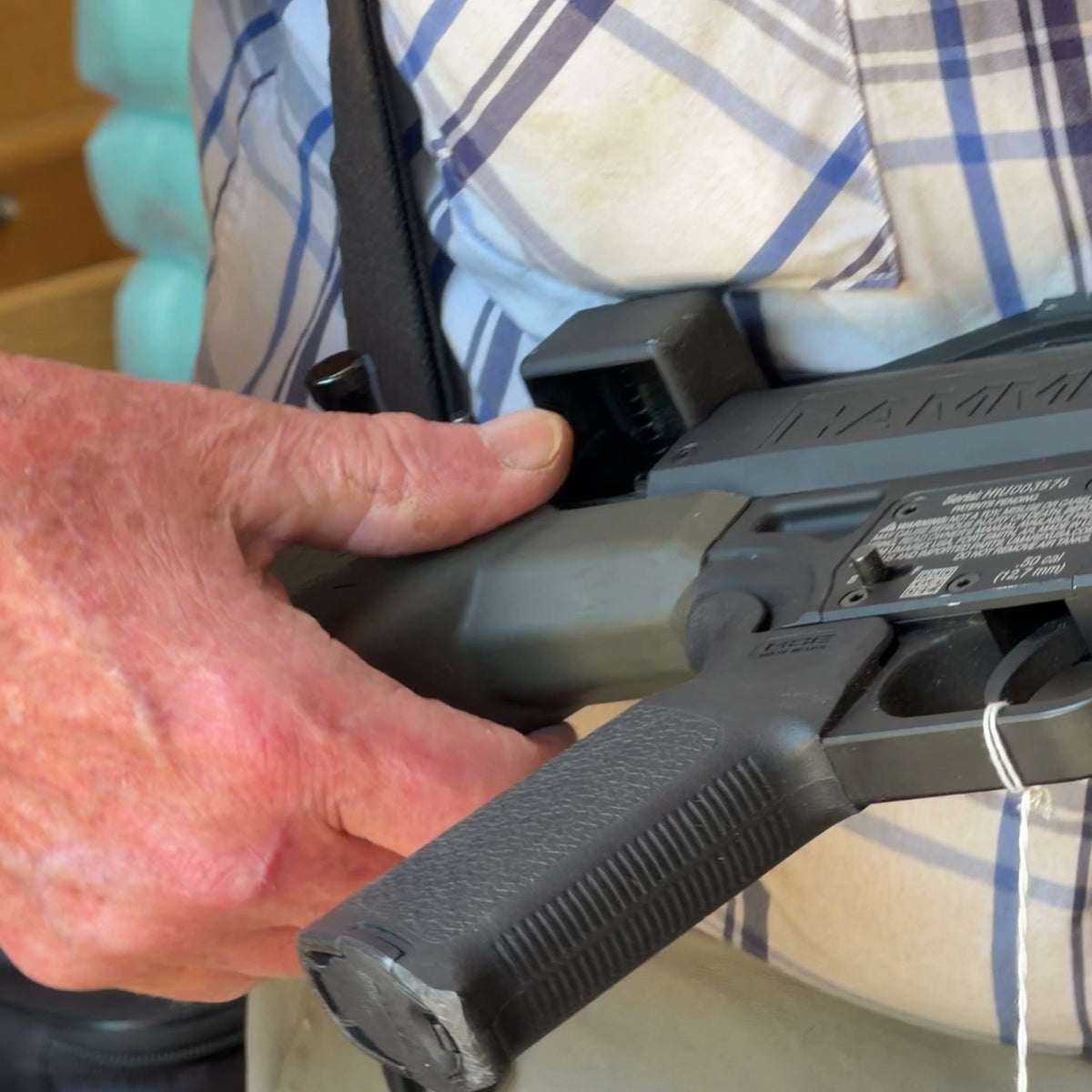 Umarex Hammer .50 caliber PCP Air Rifle, Used - Two Shot Sliding Magazine, Carbon Fiber Bottle