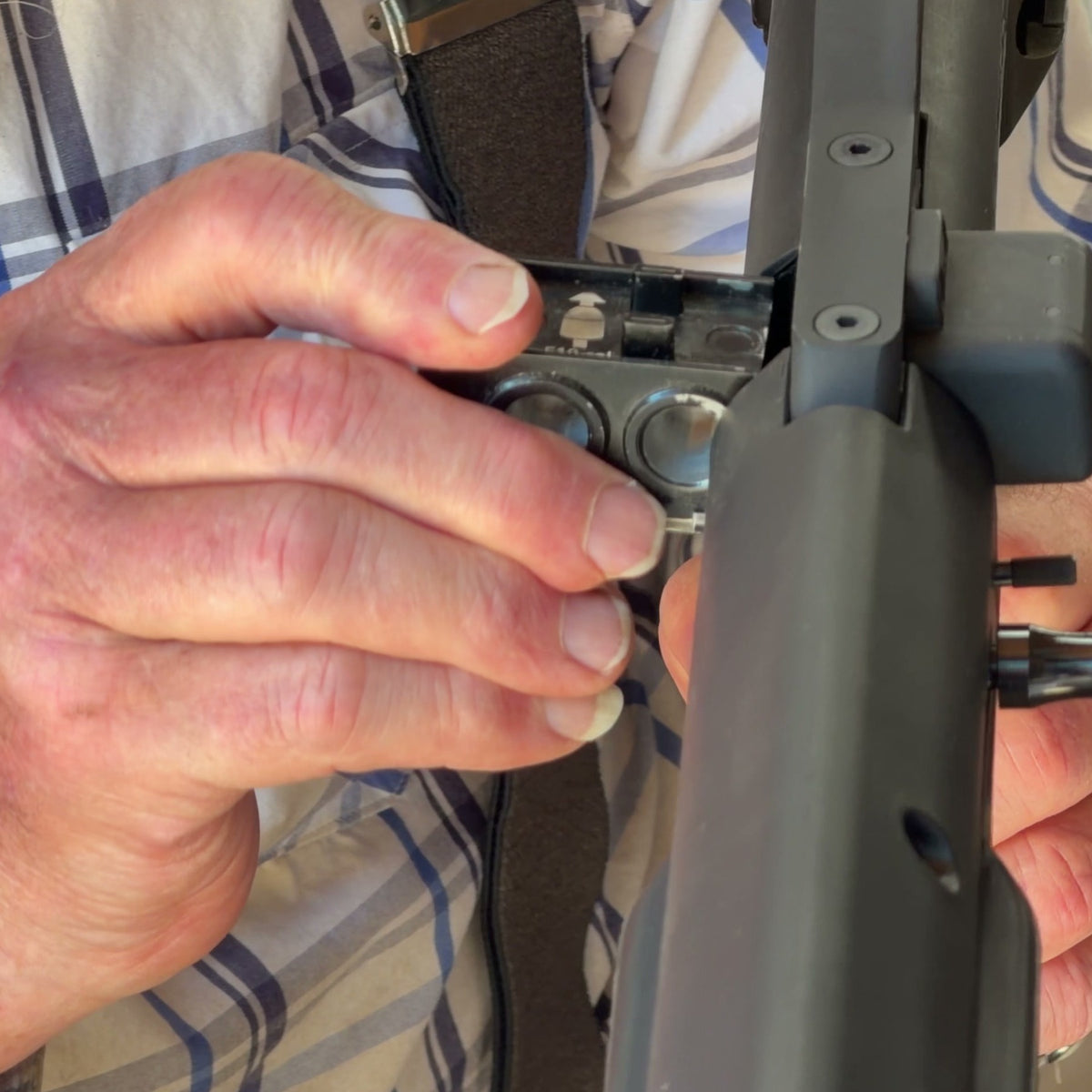 Umarex Hammer .50 caliber PCP Air Rifle, Used - Two Shot Sliding Magazine, Carbon Fiber Bottle
