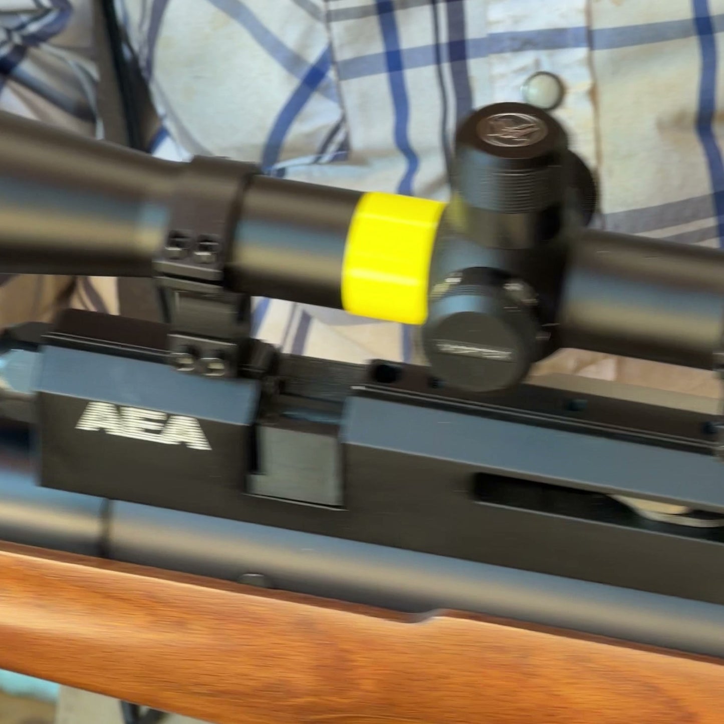 AEA Challenger .357 caliber PCP Air Rifle, Used - with Vortex 4.5x44 mounted scope